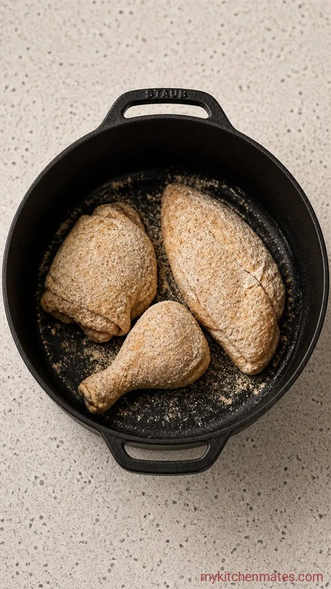 Southern Fried Chicken That’s Crispy Every Time Step 3: Dredge the Chicken