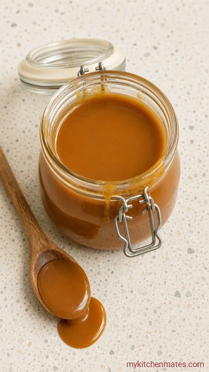 5-Minute Vegan Caramel Sauce (4 Ingredients) Step 3: Drizzle and Serve