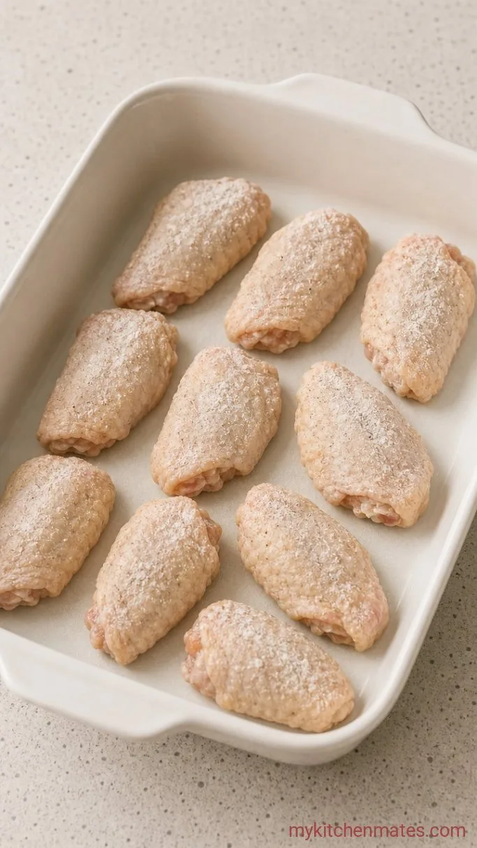 Step 3: Dry and Season the Wings