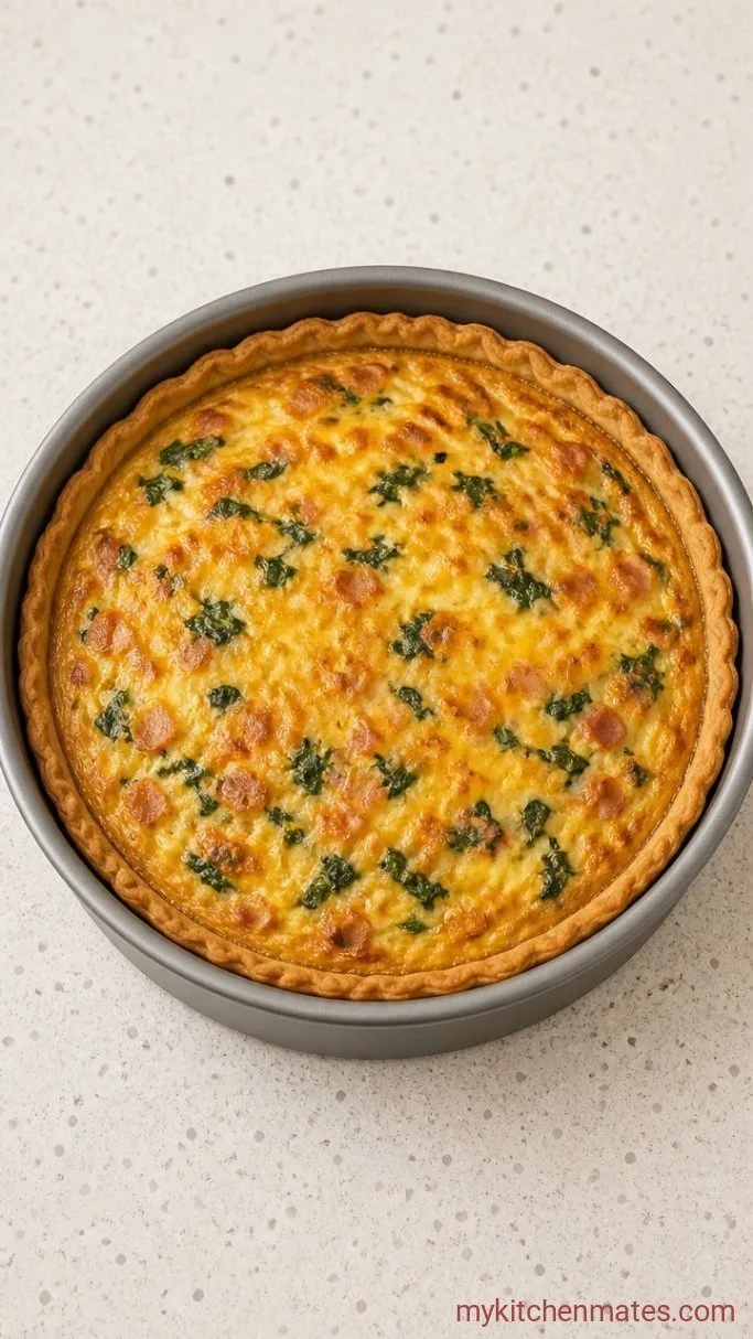 20-Minute Air Fryer Quiche (No Blind Baking) Step 3: Fill and Bake