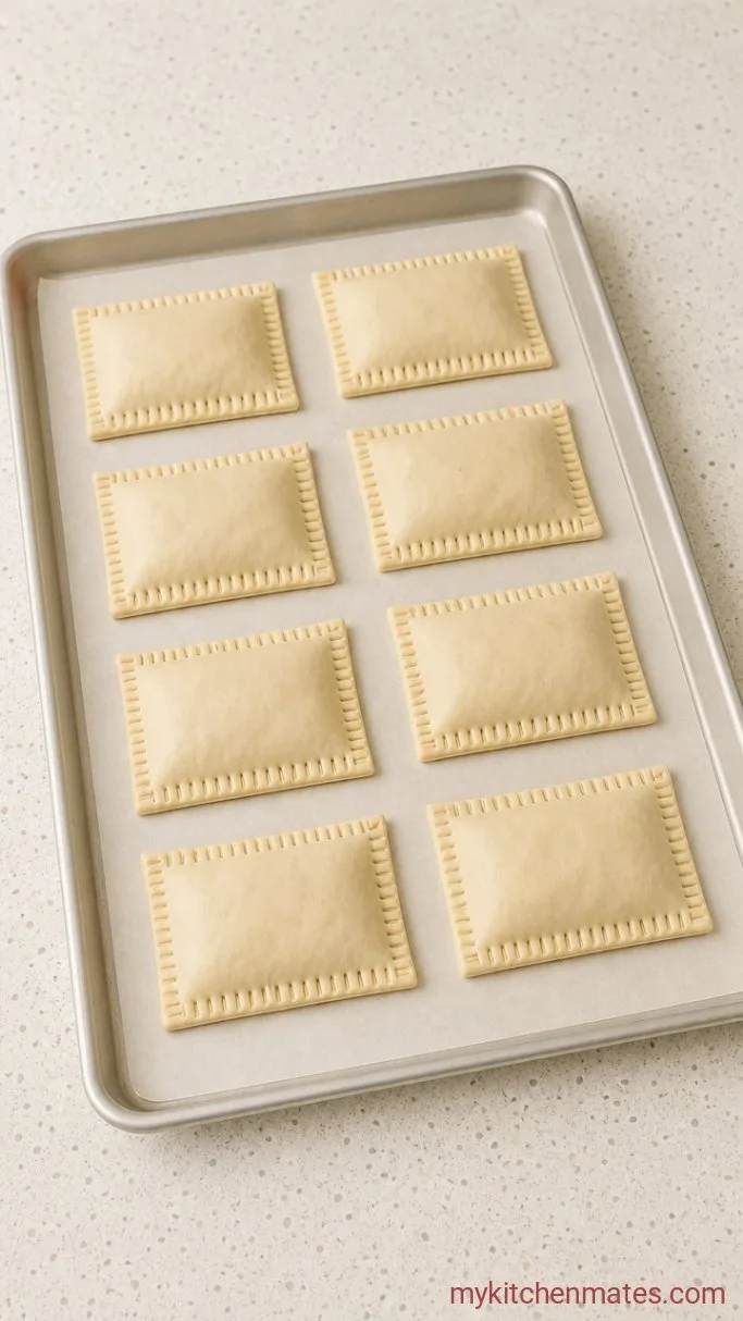 Flaky Gluten Free Pop Tarts with a Buttery, Jam-Filled Crust Step 3: Fill and Seal the Pop Tarts