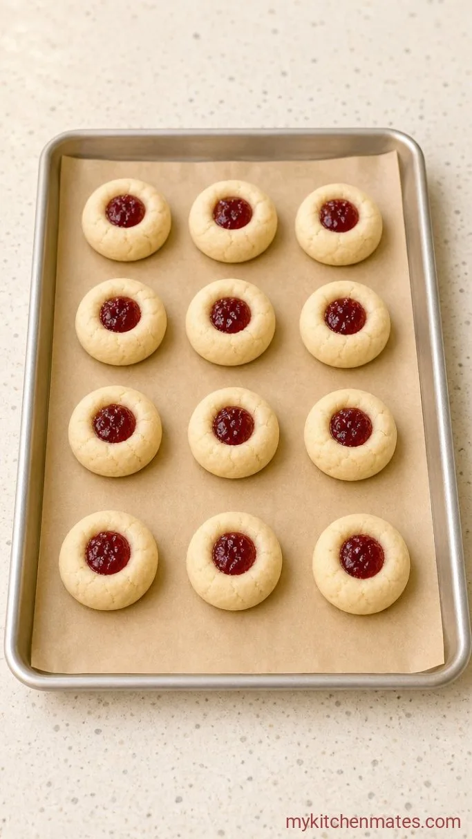 Polish Christmas Cookies (Kolaczki) with Cream Cheese Dough Step 3: Fill and Shape the Cookies