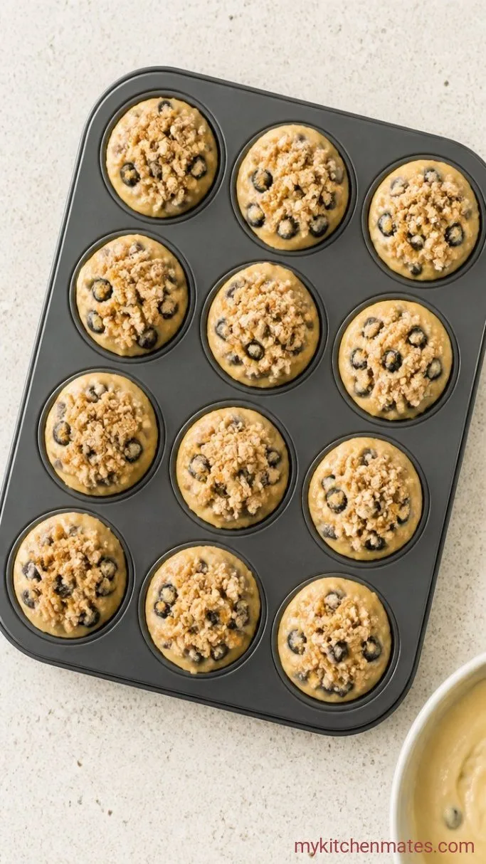 Step 3: Fill the Muffin Cups and Top