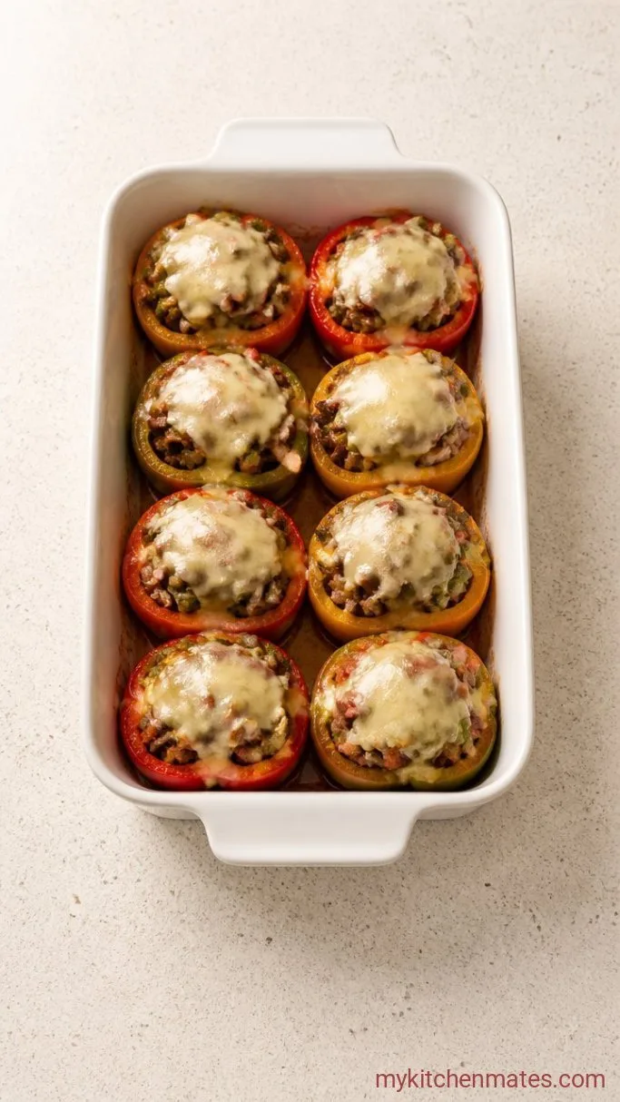 Step 3: Fill the Peppers and Bake
