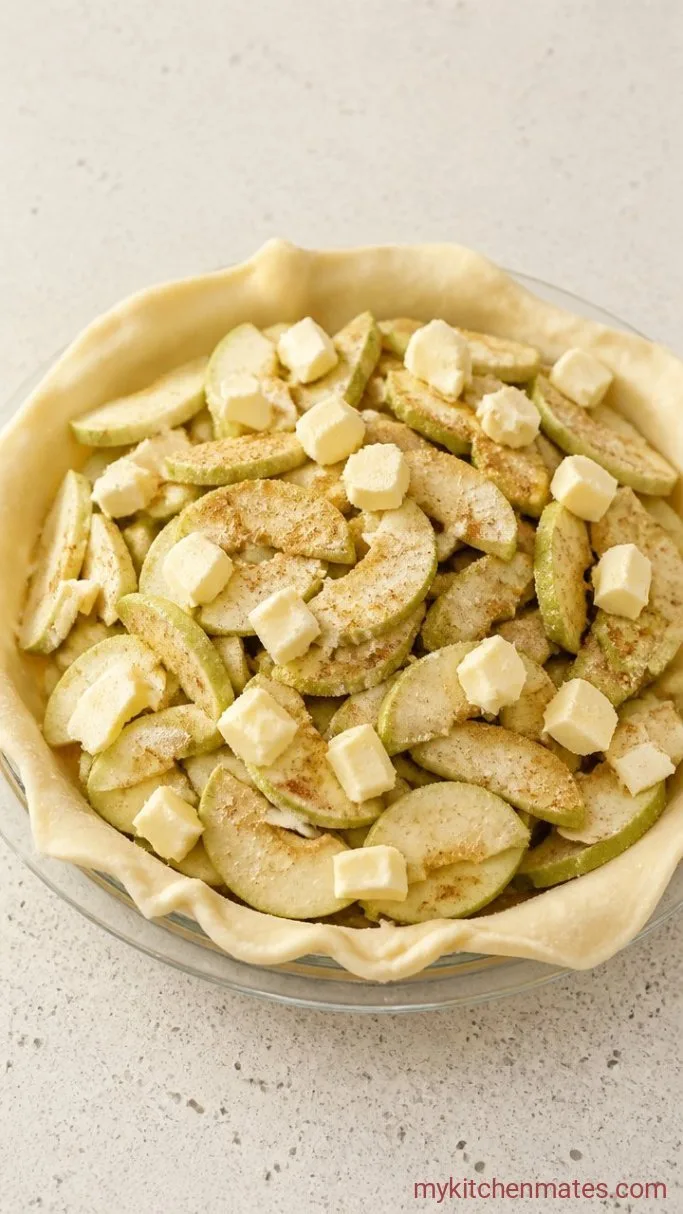 Flaky Puff Pastry Apple Pie (No Homemade Dough) Step 3: Fill the Pie