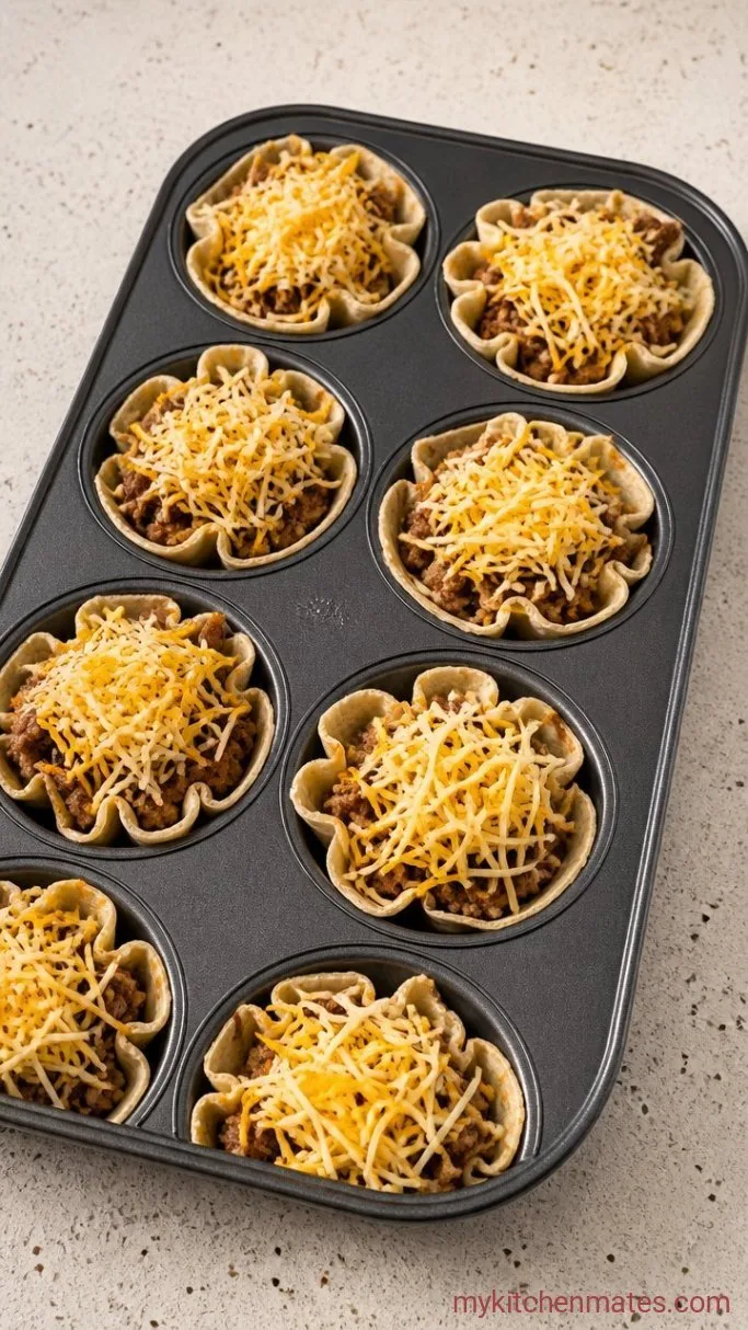 Step 3: Fill the Taco Cups