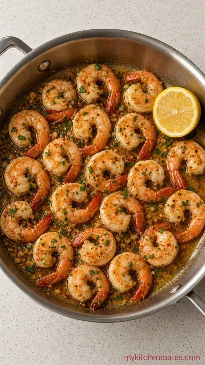 Buttered Garlic Shrimp in 15 Minutes Step 3: Finish with Garlic and Lemon