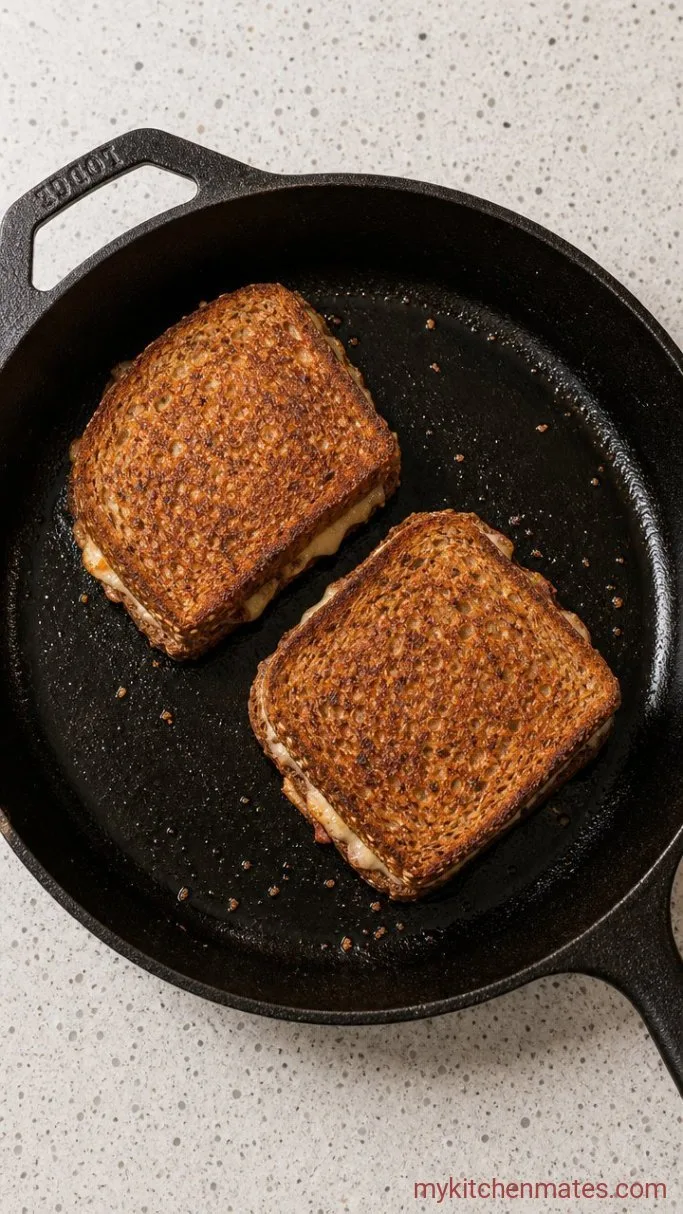 Crispy, Cheesy Classic Reuben Sandwich (15 Minutes) Step 3: Flip and Brown the Second Side