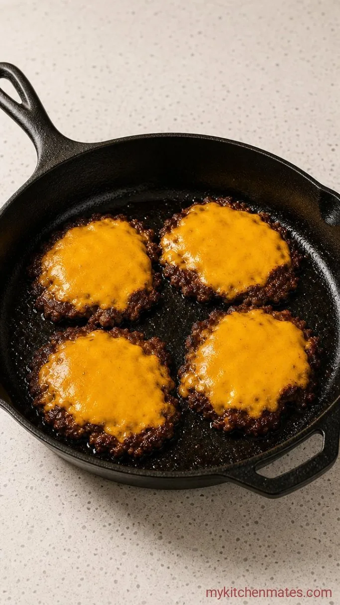 Step 3: Flip and Melt the Cheese