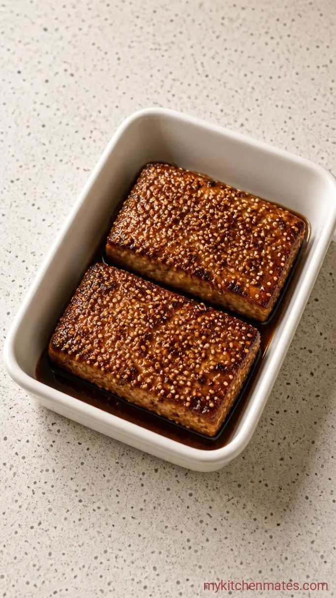 Juicy Air Fryer Tuna Steaks (12 Minutes) Step 3: Flip and Sprinkle with Sesame