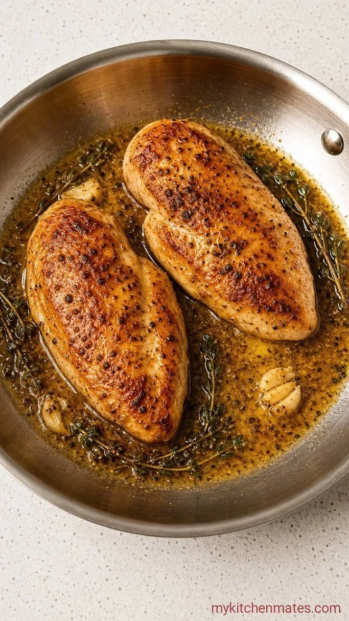 Step 3: Flip, Baste, and Cook Through