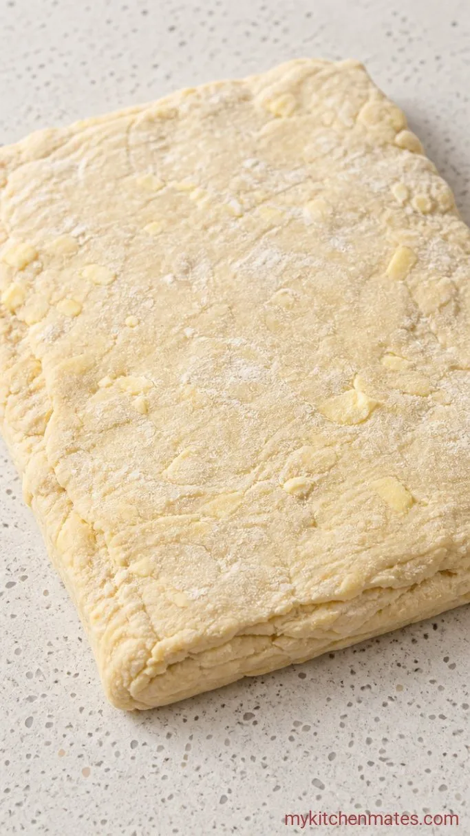 Fluffy Greek Yogurt Biscuits (Ready in 25 Minutes) Step 3: Fold and Pat Out the Dough