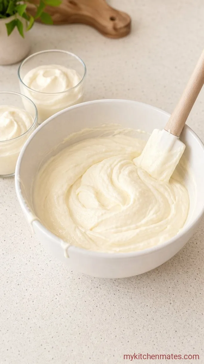 Creamy No-Bake Cottage Cheese Mousse Step 3: Fold and Spoon the Mousse