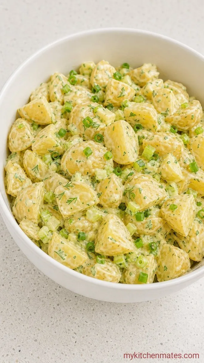 The Make-Ahead Creamy Dill Potato Salad Step 3: Fold Everything Together