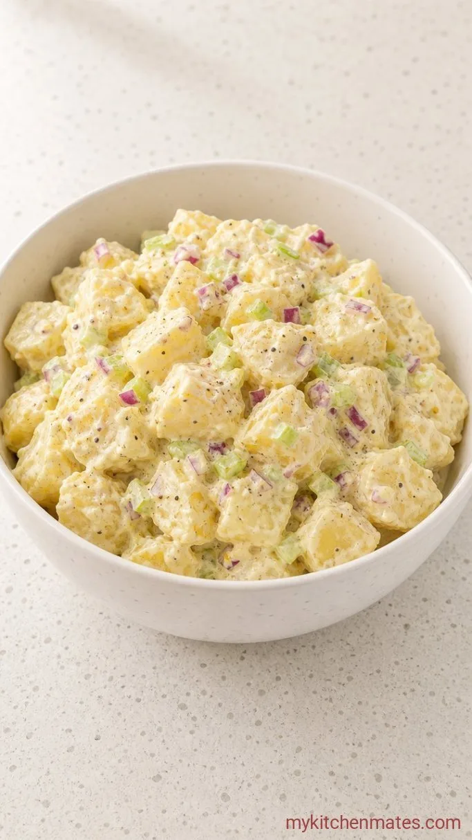 Hellmann’s Potato Salad (Extra Creamy, Never Watery) Step 3: Fold Everything Together