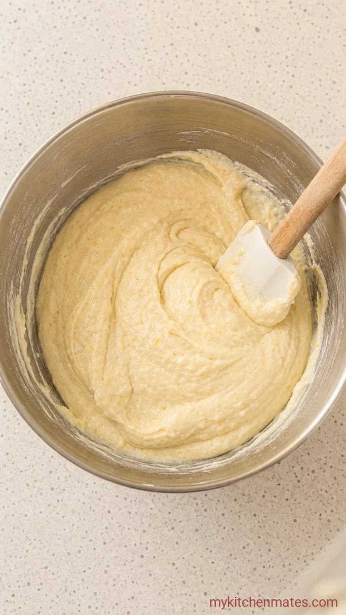 Step 3: Fold in the Almond Flour