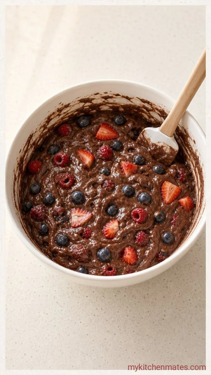 Step 3: Fold in the Berries