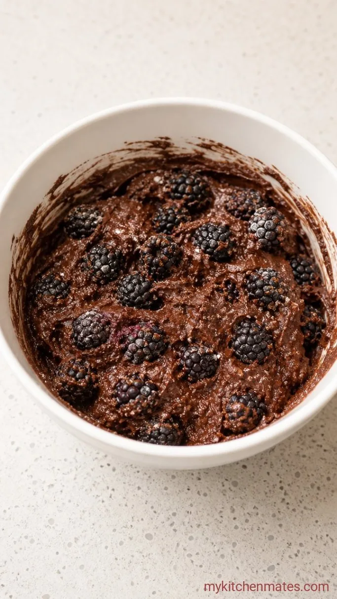 Step 3: Fold in the Blackberries