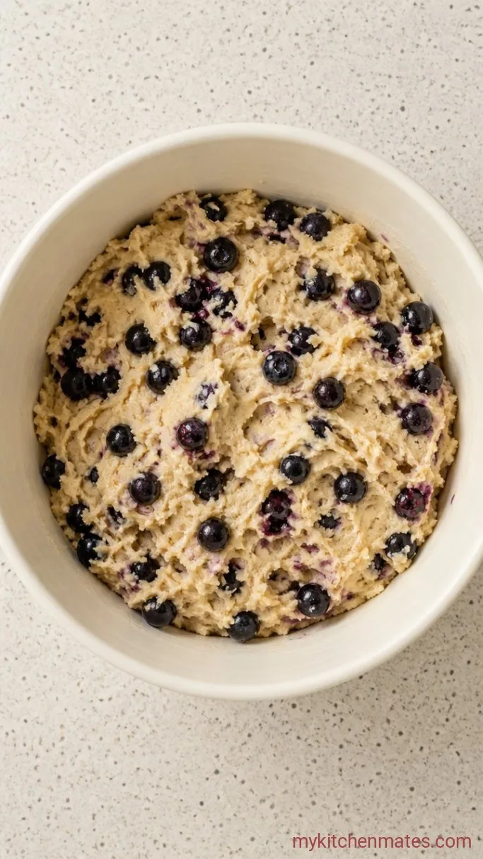 Step 3: Fold in the Blueberries and Chill