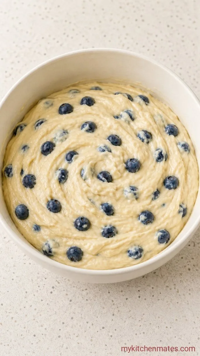 Step 3: Fold In the Blueberries