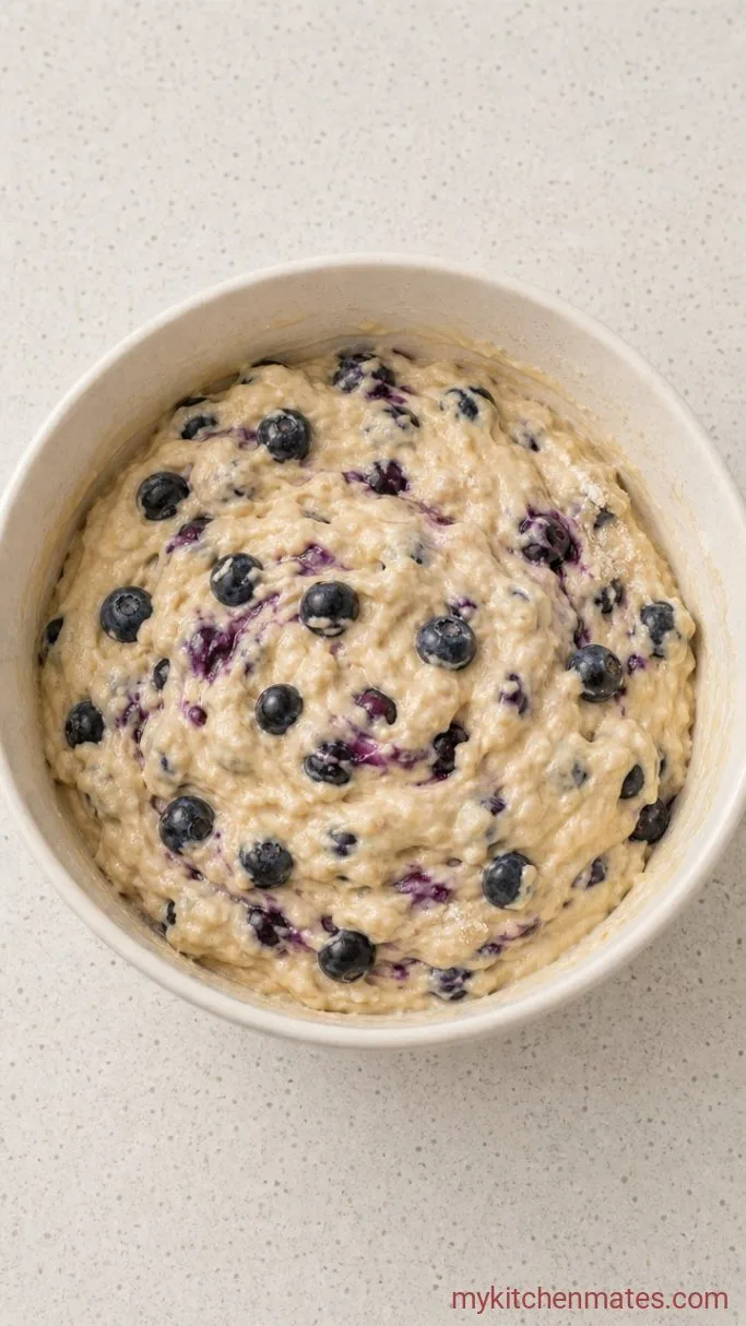 Step 3: Fold in the Blueberries