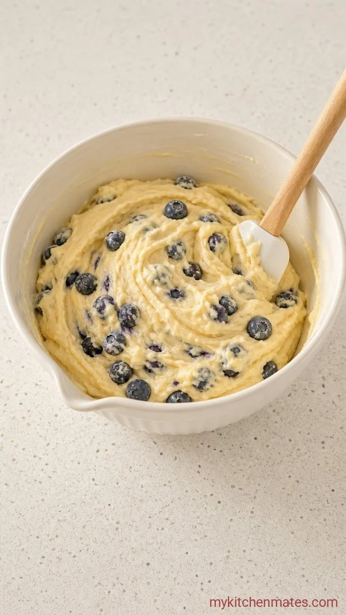 Step 3: Fold in the Blueberries