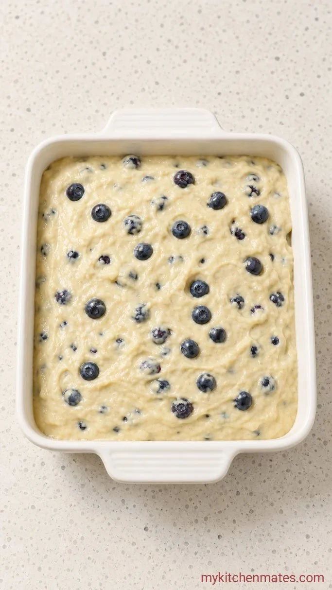 Step 3: Fold in the Blueberries