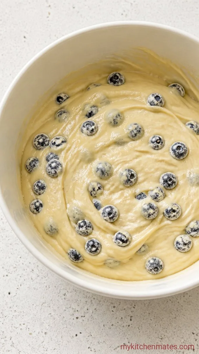 Step 3: Fold in the Blueberries