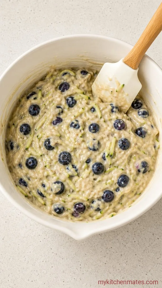 Step 3: Fold in the Blueberries