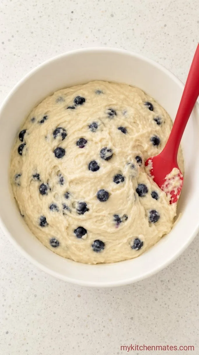 Step 3: Fold in the Blueberries