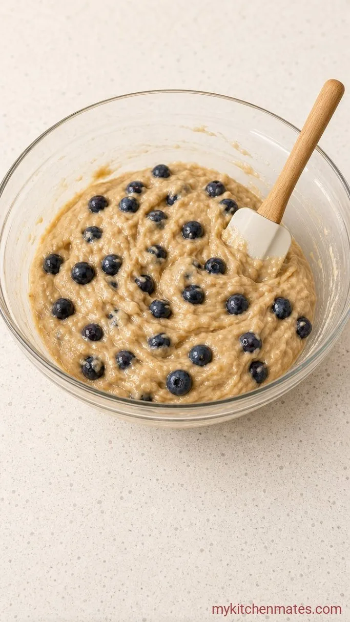 Step 3: Fold in the Blueberries