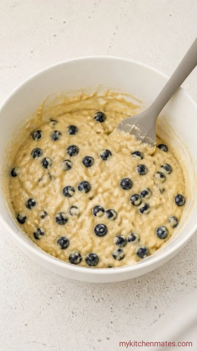 Step 3: Fold in the Blueberries