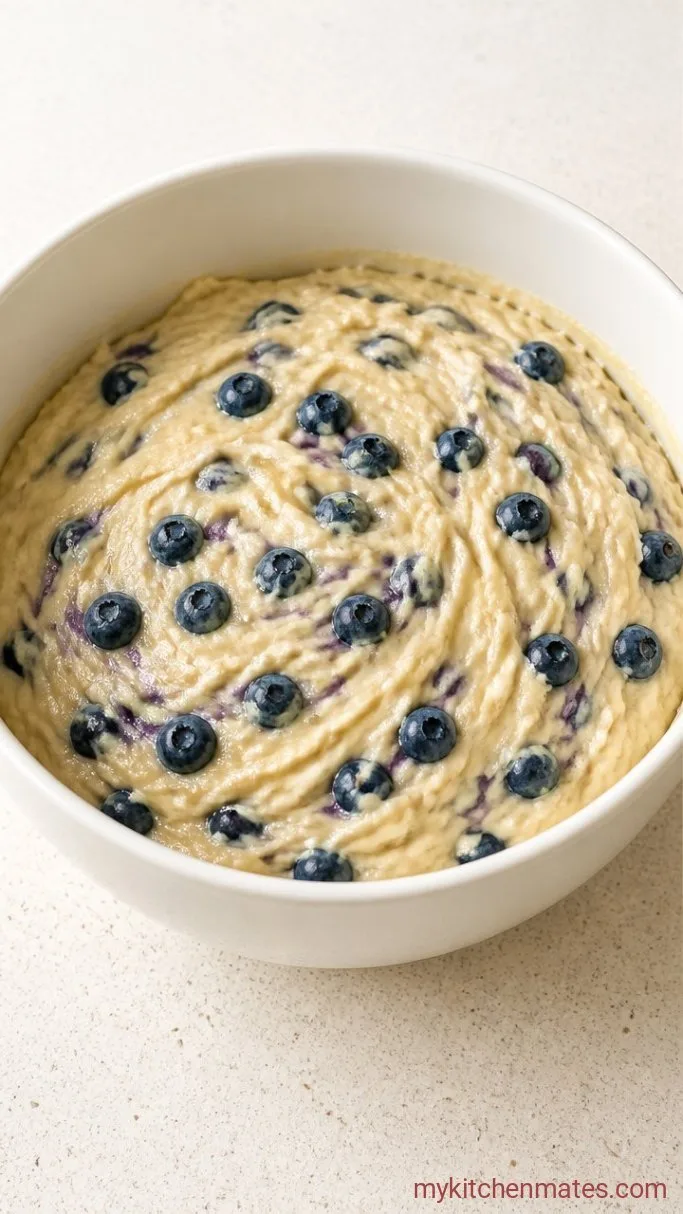Step 3: Fold in the Blueberries