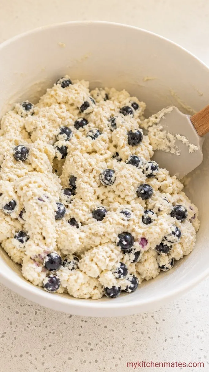 Step 3: Fold in the Blueberries