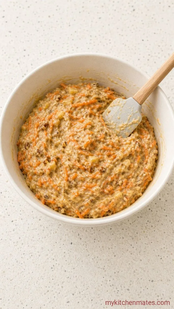 Step 3: Fold in the Carrots and Pineapple