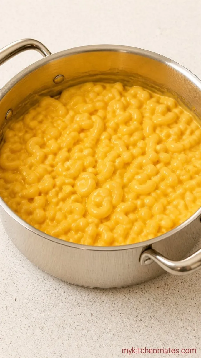 Creamy 5-Ingredient Macaroni and Cheese Step 3: Fold in the Cheese Off the Heat