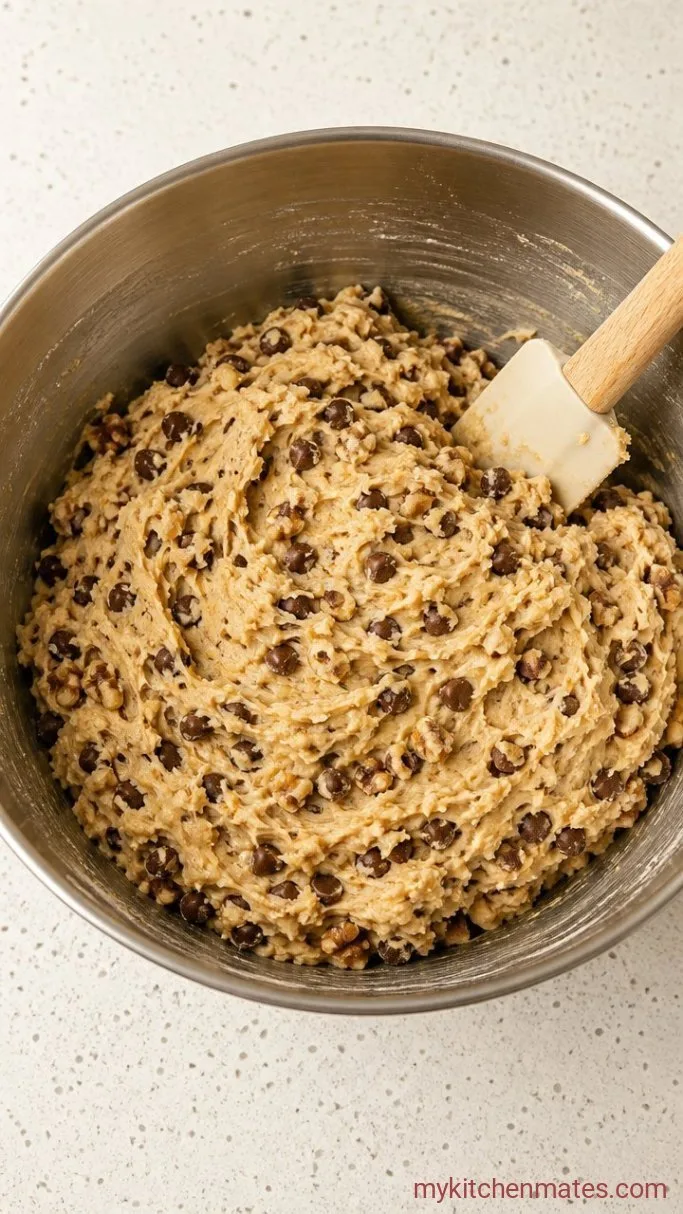 Step 3: Fold In the Chocolate and Walnuts