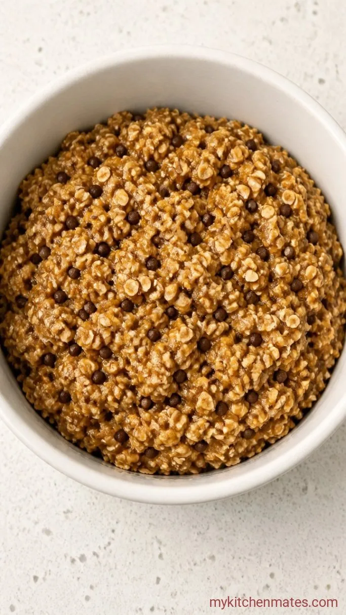 6-Ingredient Protein No Bake Cookies Step 3: Fold in the Chocolate Chips