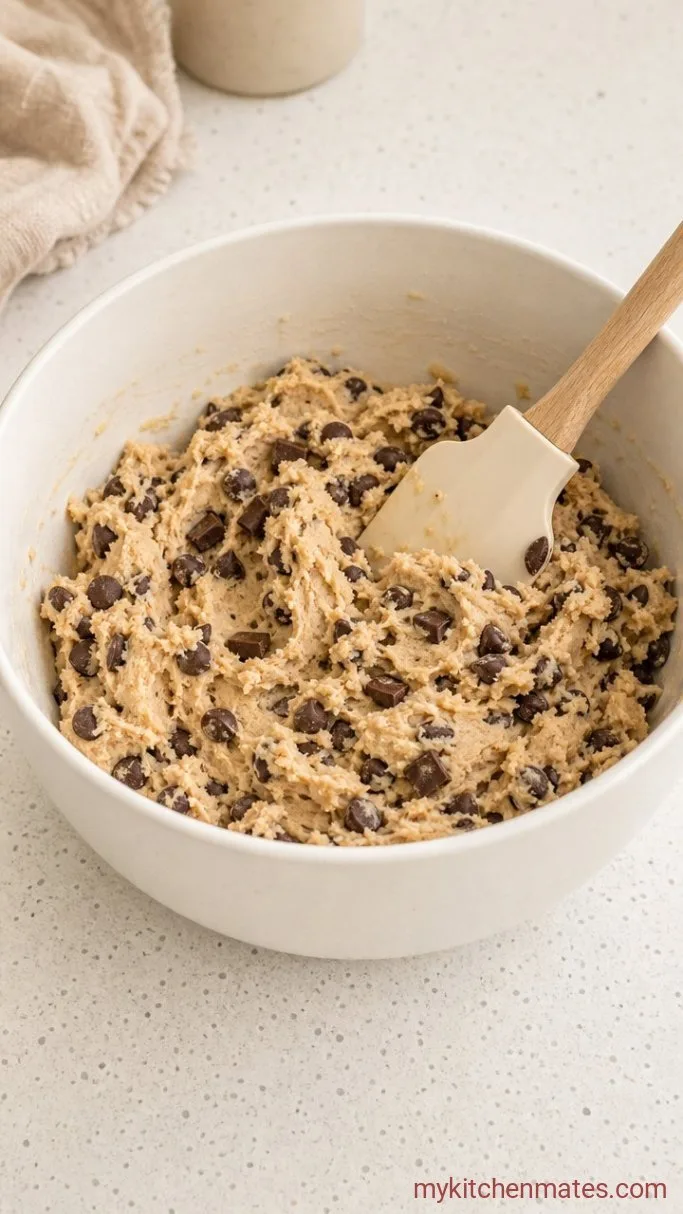 Chewy Ghirardelli Chocolate Chip Cookies Step 3: Fold in the Chocolate