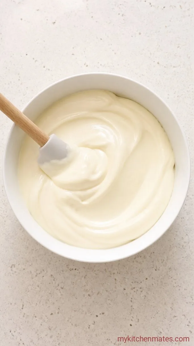 Step 3: Fold in the Condensed Milk