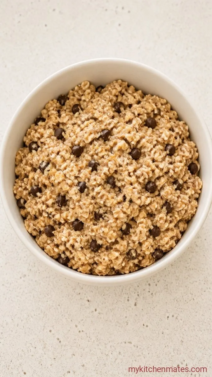 Chewy Vegan Oatmeal Chocolate Chip Cookies Step 3: Fold in the Dry Ingredients and Oats