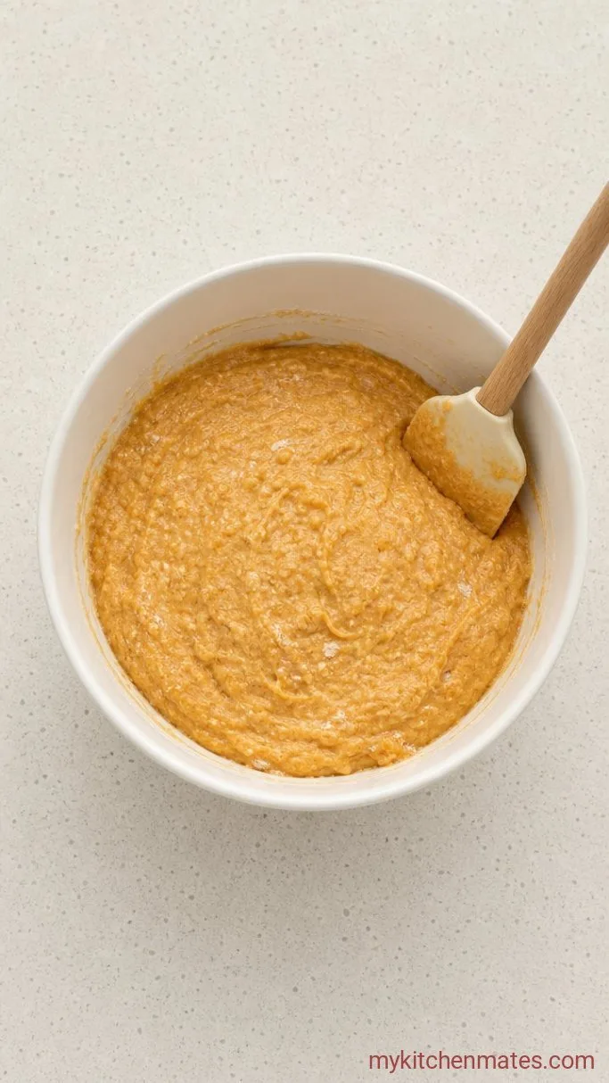 Whole Orange Cake (So Moist, No Juicing Needed) Step 3: Fold in the Dry Ingredients