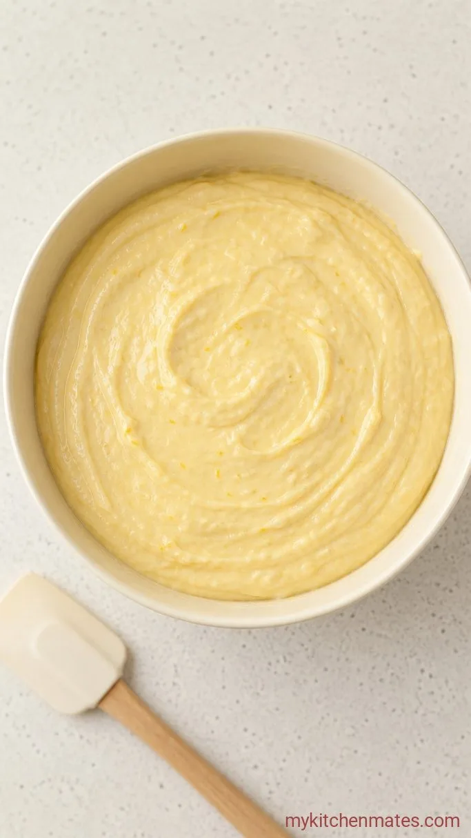 Step 3: Fold in the Flour and Sour Cream