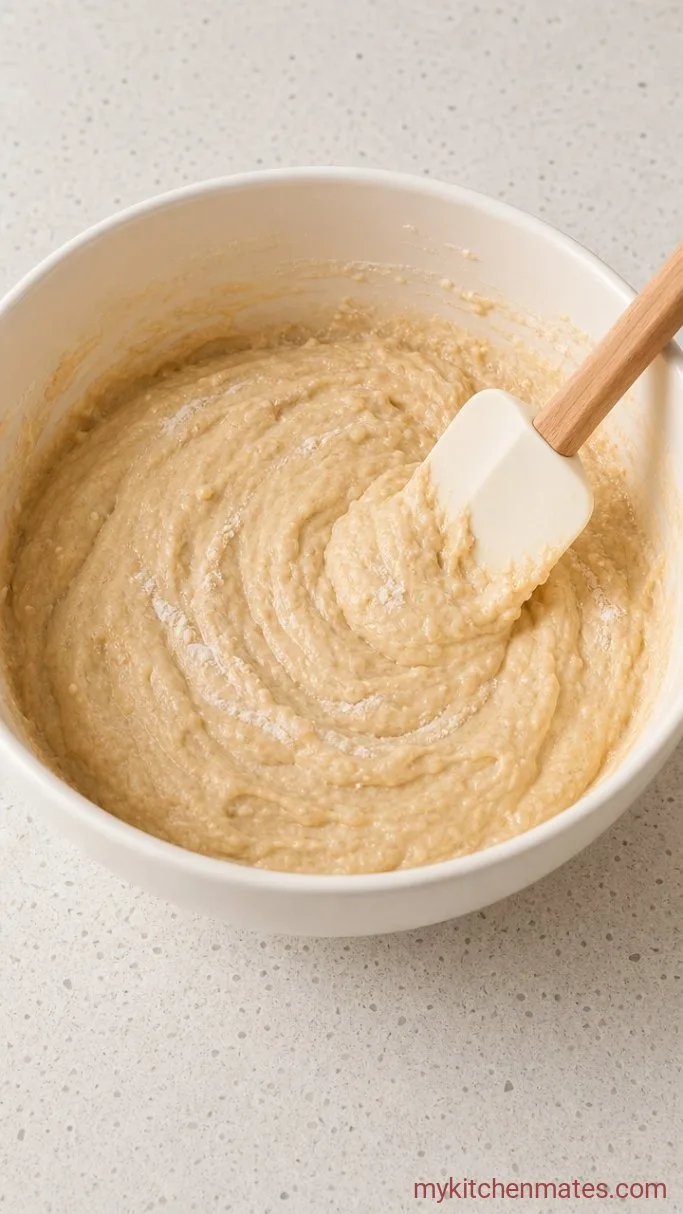 Moist Sourdough Carrot Cake with Cream Cheese Frosting Step 3: Fold in the Flour Mixture