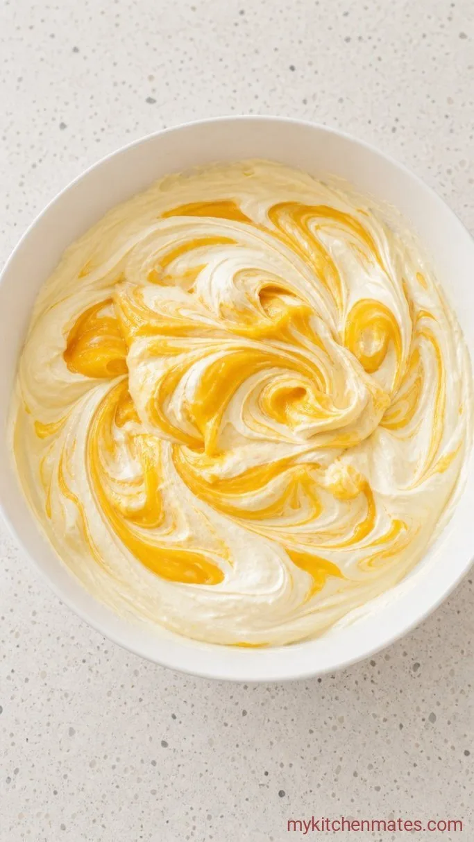 Step 3: Fold in the Mango and Freeze