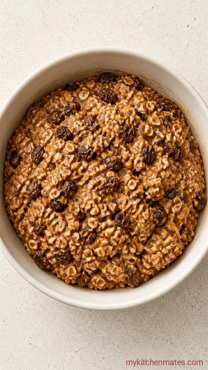 Step 3: Fold in the Oats and Raisins
