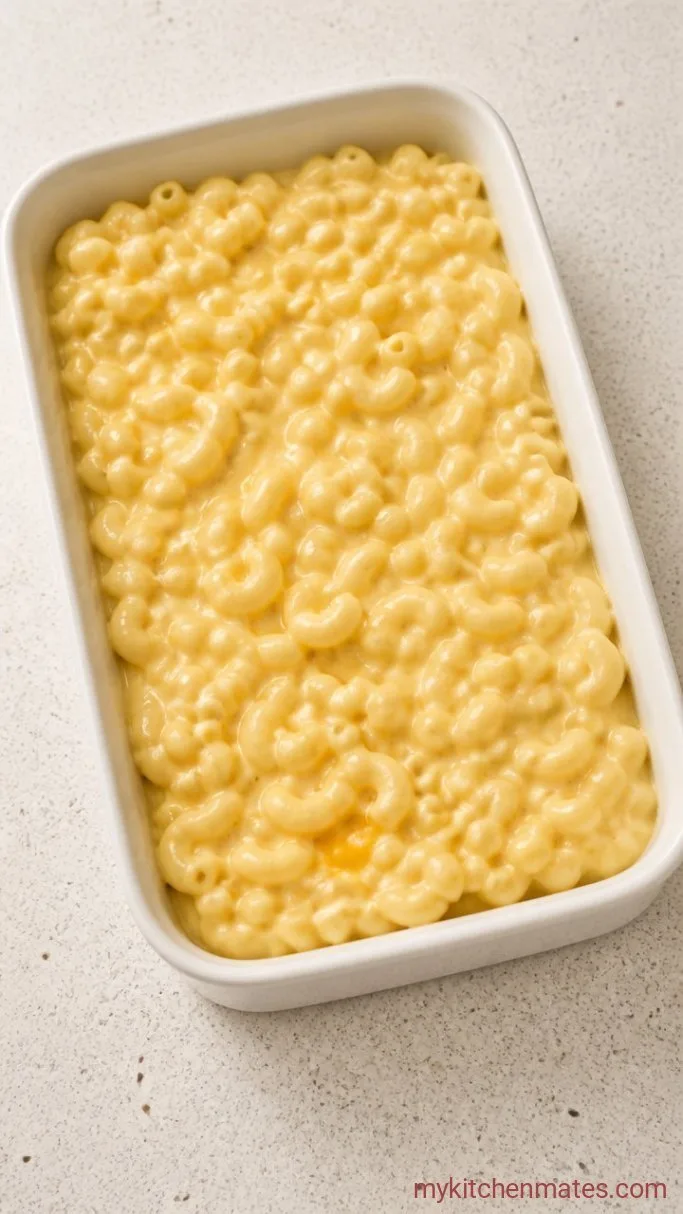 Crispy-Topped Mac and Cheese Casserole Step 3: Fold in the Pasta