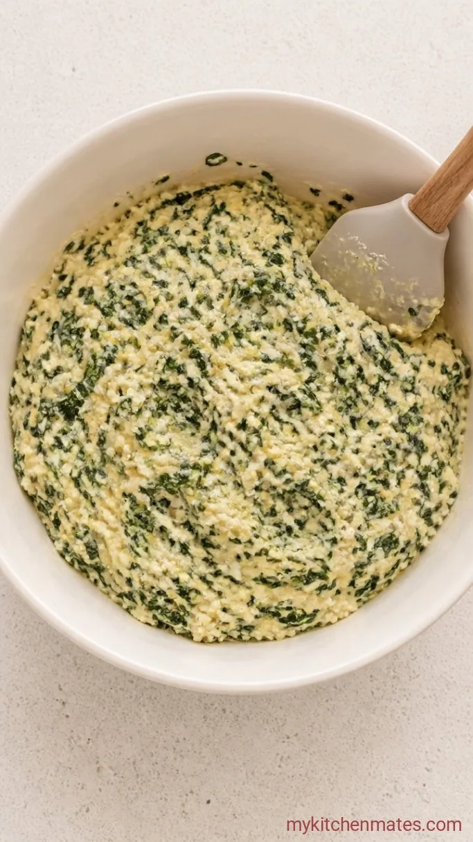 Step 3: Fold in the Spinach and Parmesan