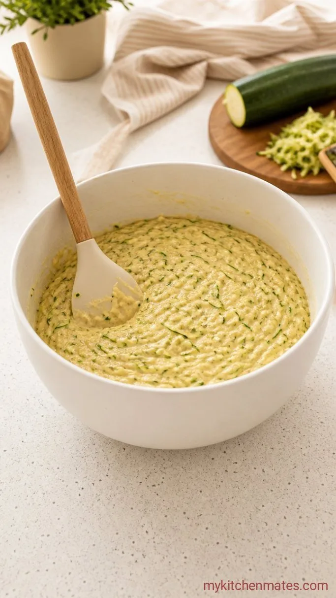 Step 3: Fold in the Zucchini
