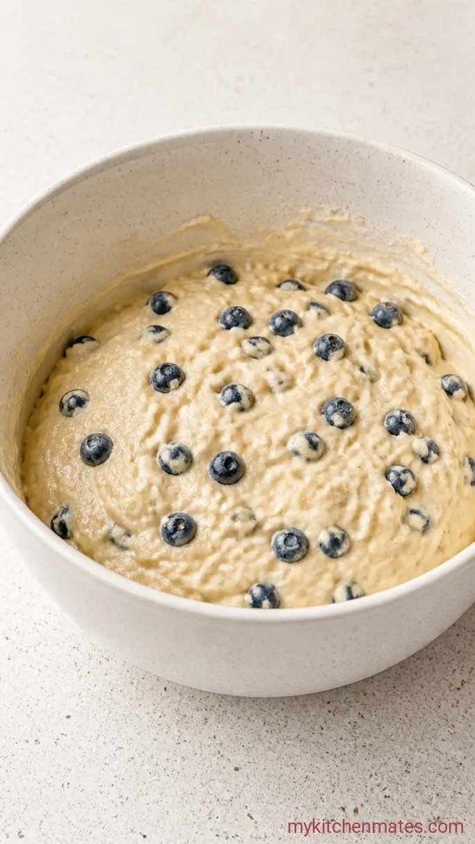 Step 3: Fold the Batter and Berries